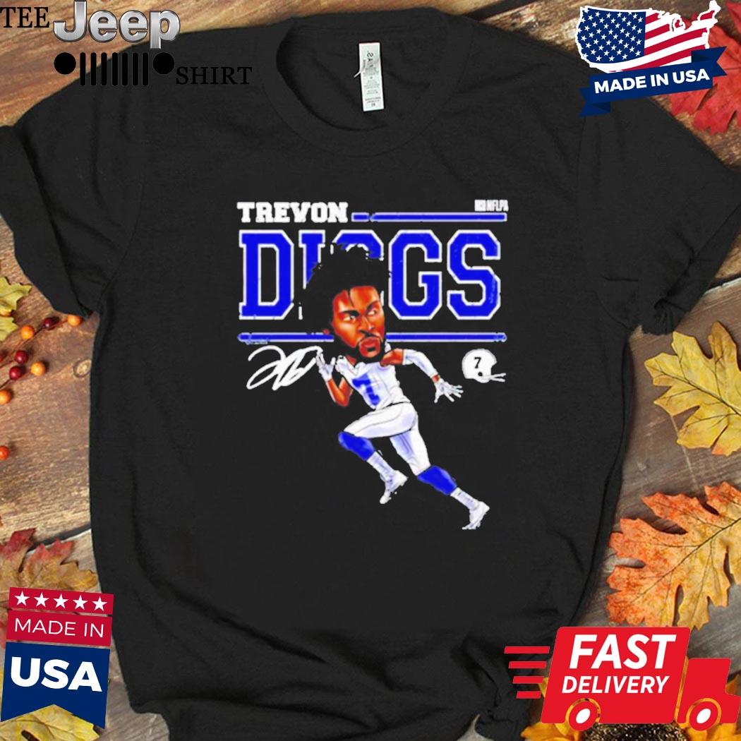 Dallas Cowboys trevon diggs cartoon signature shirt, hoodie