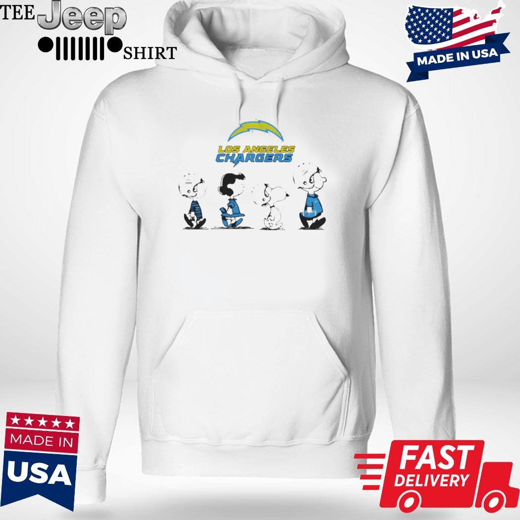 Official The Peanuts Characters Los Angeles Chargers football Shirt,  hoodie, sweater, long sleeve and tank top