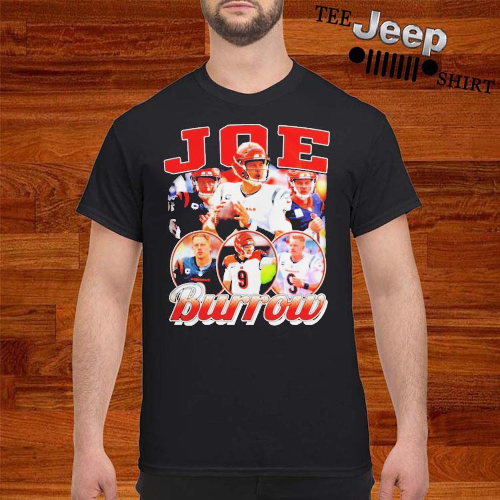 Cincinnati Bengals Joe Burrow Autographed Graphic shirt - Kingteeshop