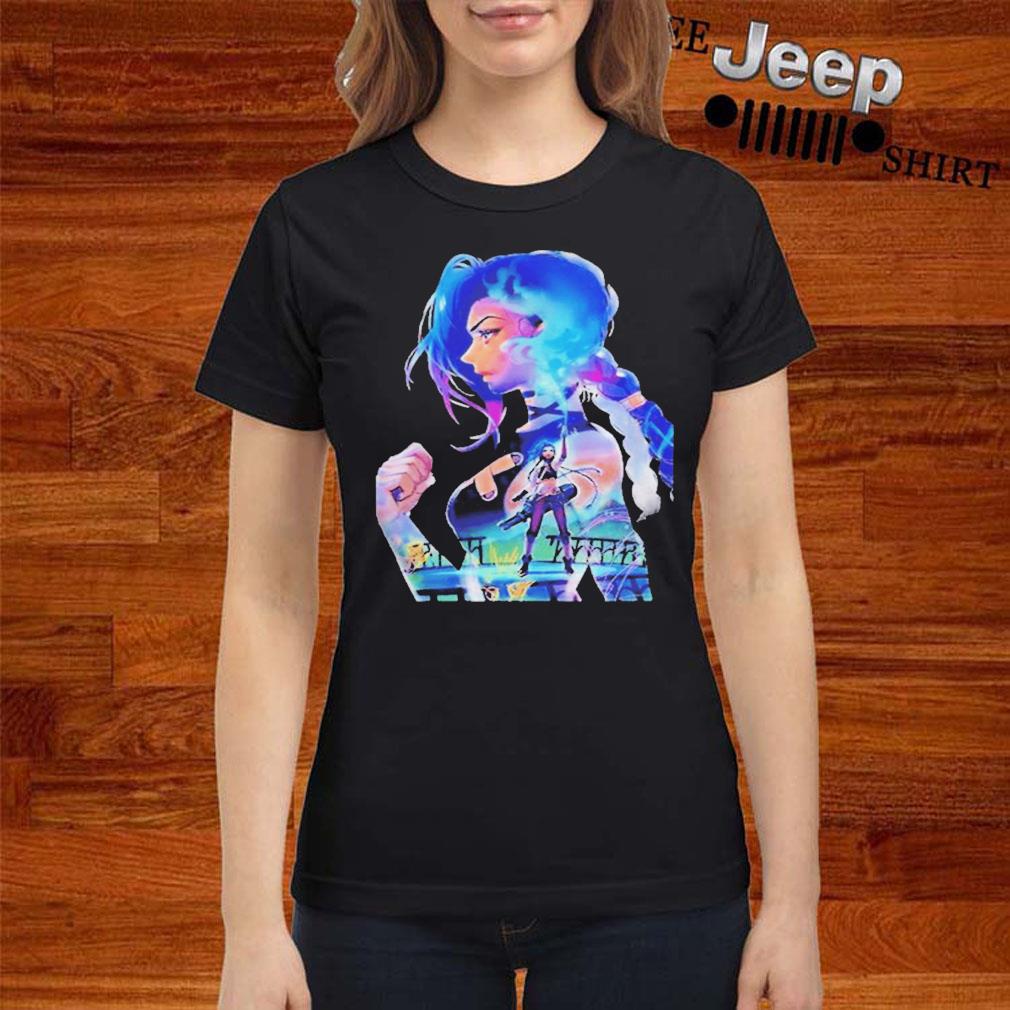 Arcane jinx is here league of legends T-shirt, hoodie, tank top, sweater  and long sleeve t-shirt