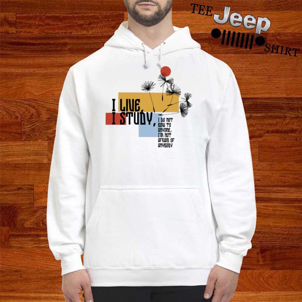 Official I live I study T-s hoodie