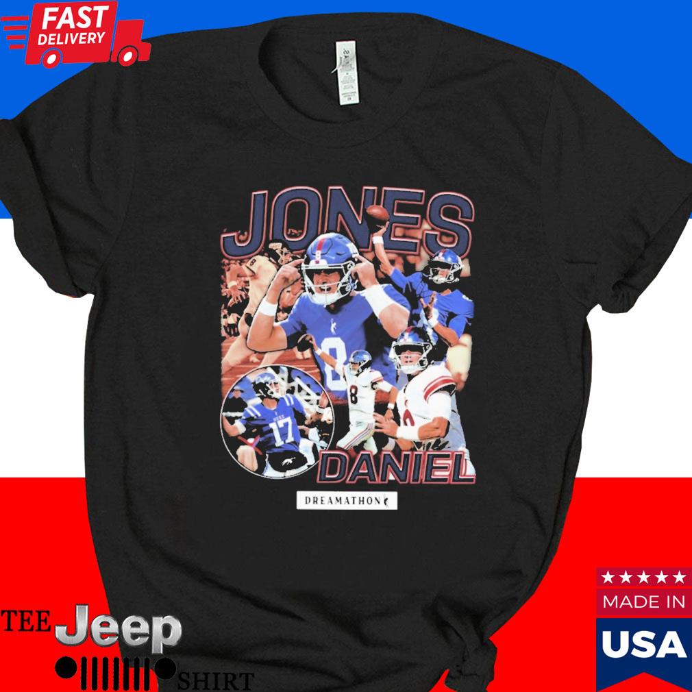 Dreamathon Merch Daniel Jones Giants Dreams T Shirt President Of