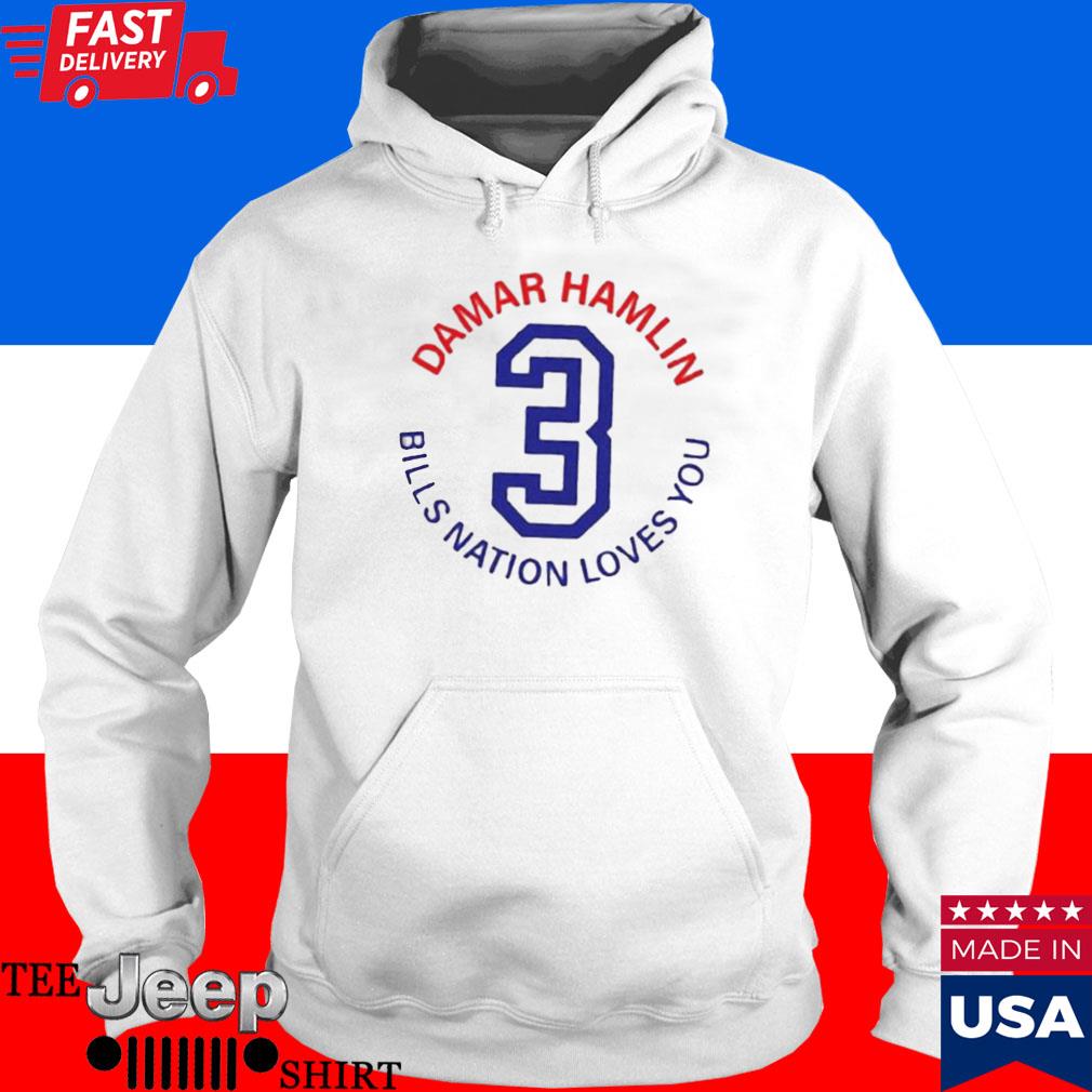 Official Damar Hamlin Love For Damar Shirt, hoodie, sweater, long