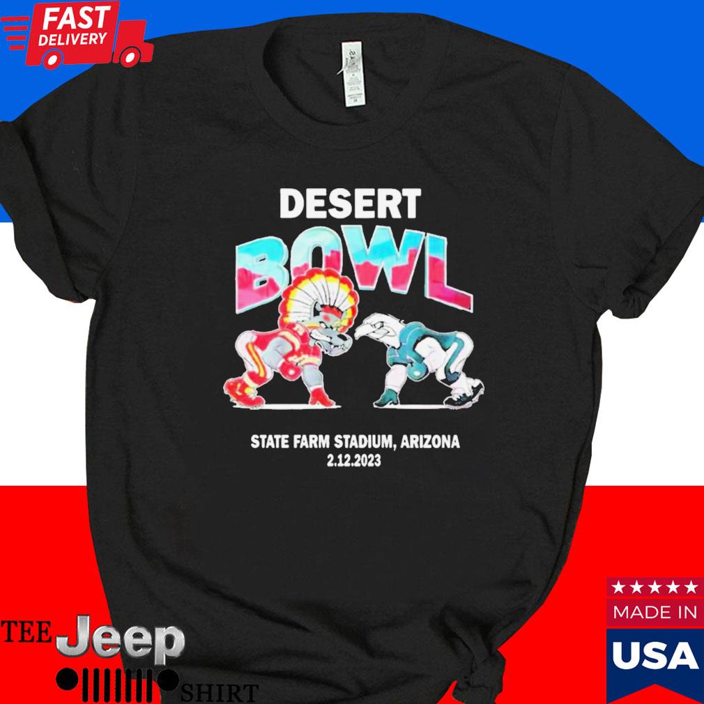 Official 2023 desert bowl philadelphia eagles vs Kansas city Chiefs T-shirt