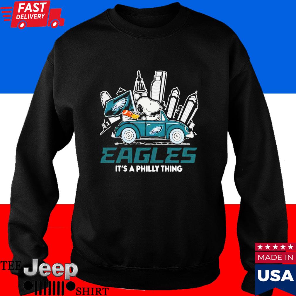 Official 2023 Philadelphia Eagles Snoopy And Woodstock Drive Car It's A Philly  Thing T-Shirts, hoodie, tank top, sweater and long sleeve t-shirt