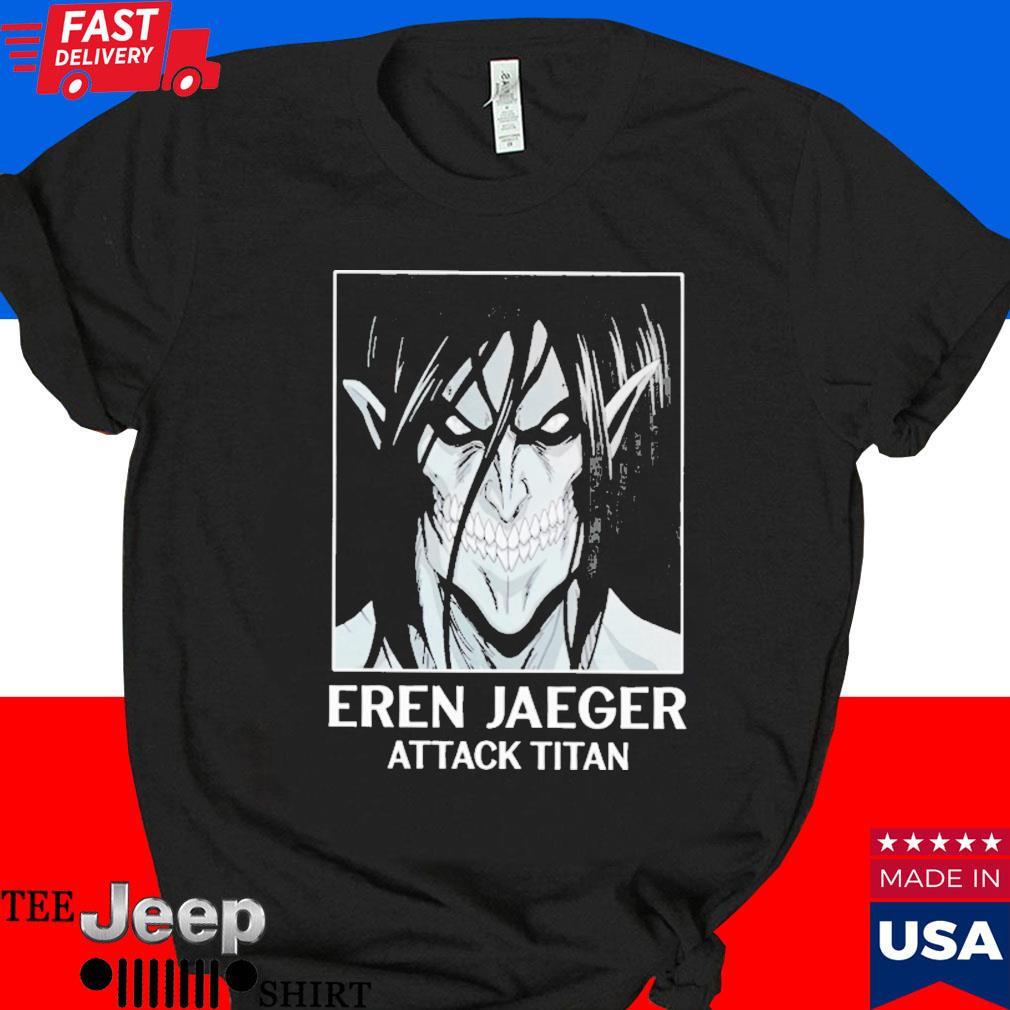 Official Attack on titan eren attack titan T-shirt