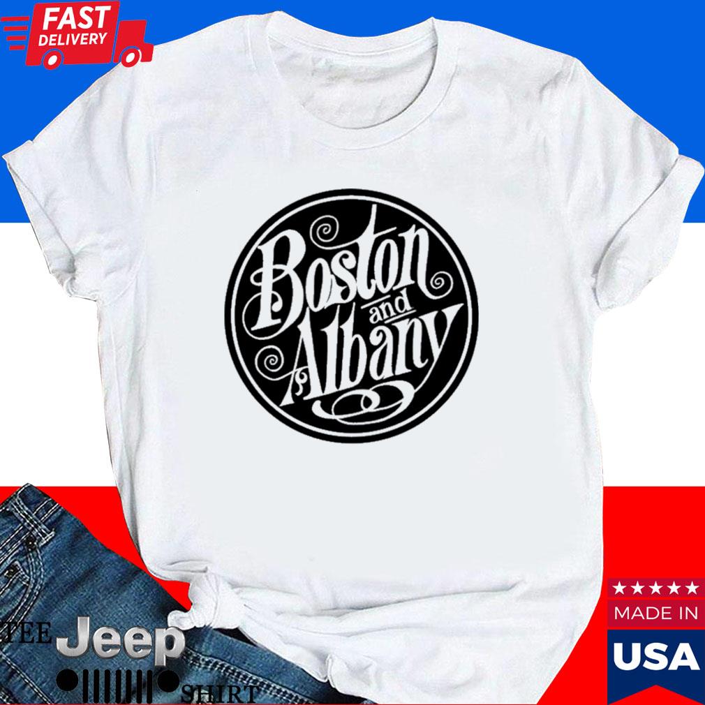 Official Boston and albany railroad logo for the railfan T-shirt
