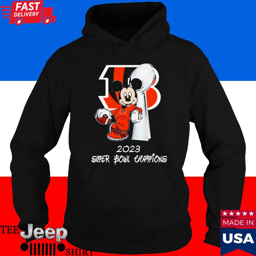 Official Cincinnati Bengals Mickey Super Bowl Champion 2023 T-Shirt,  hoodie, sweater, long sleeve and tank top