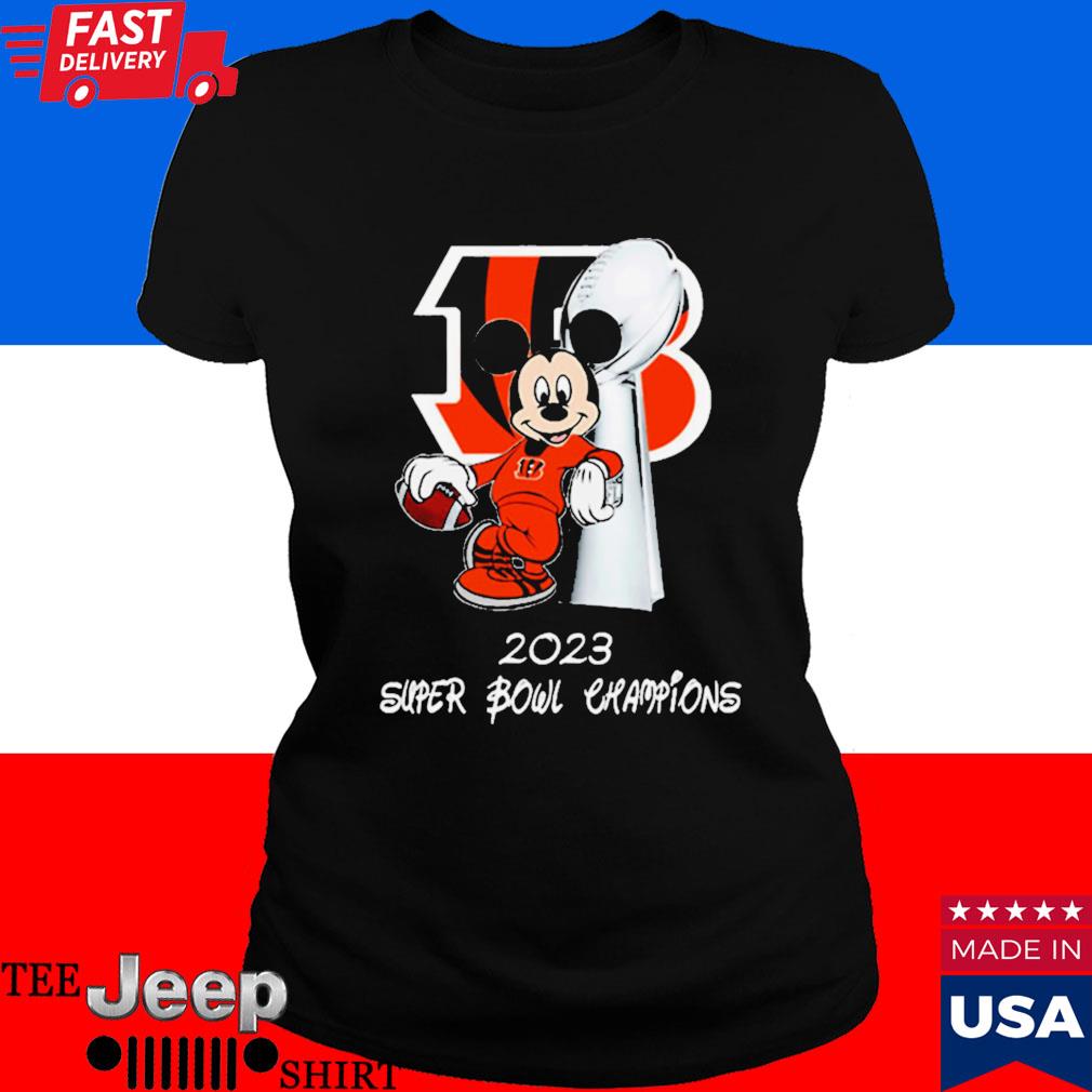 Official Mickey Mouse Cincinnati Bengals 2022 Super Bowl LVI Champions shirt,  hoodie, sweater, long sleeve and tank top