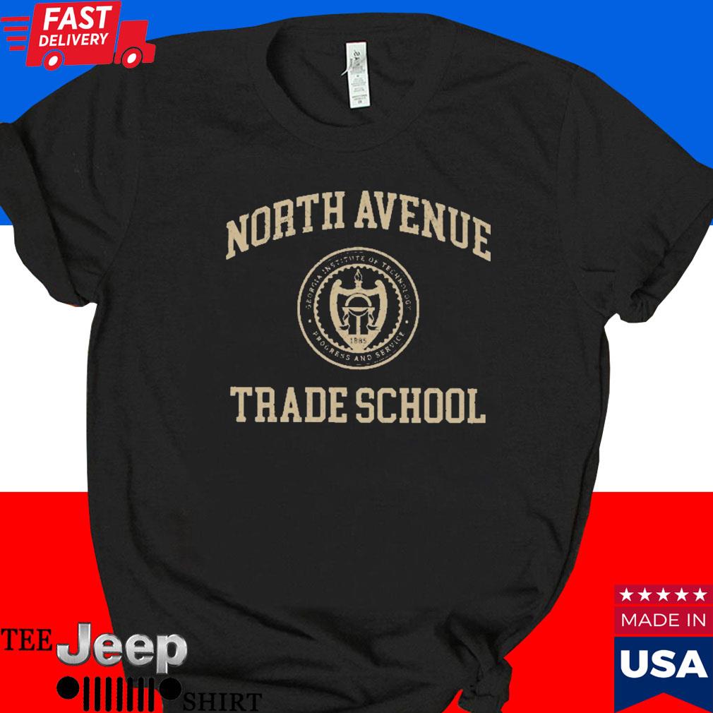 Official Georgia tech north avenue trade school T-shirt