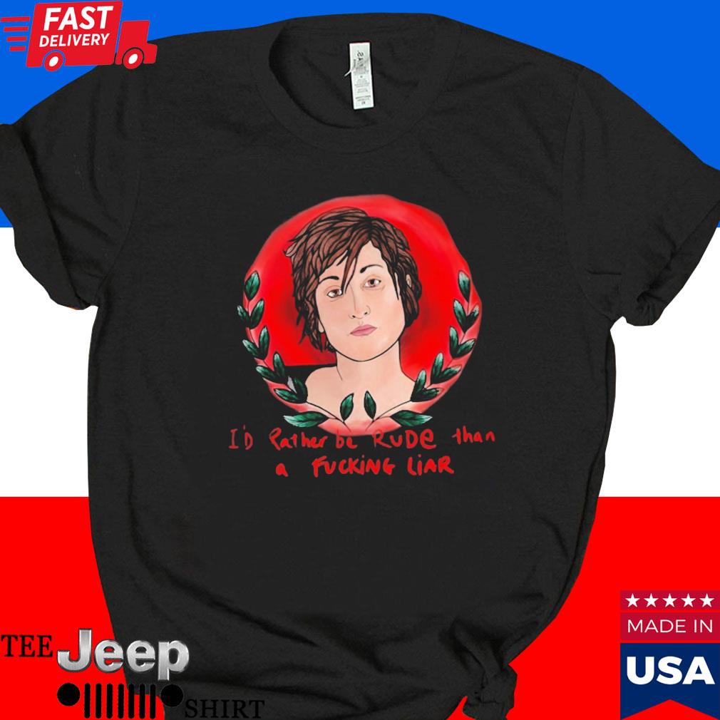 Official Graham linehan I'd rather be rude than a fucking liar T-shirt