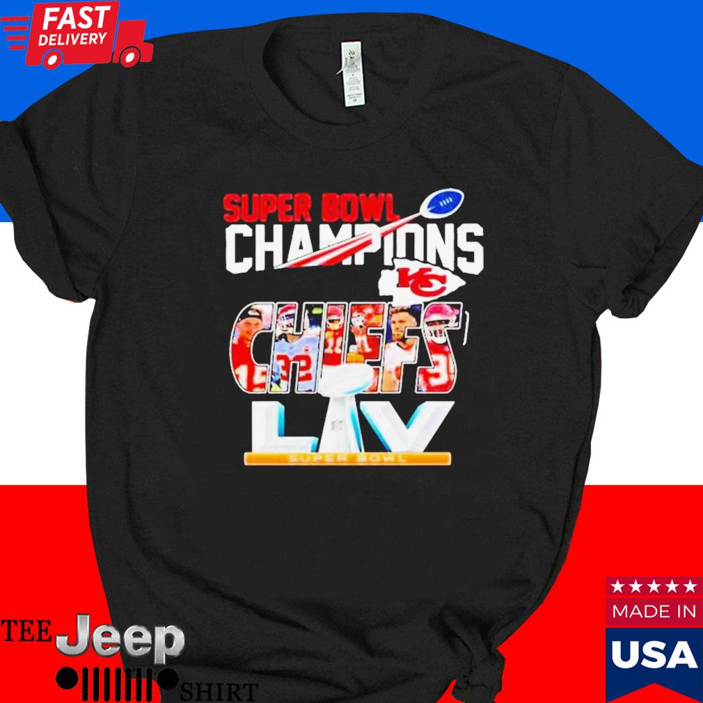 Official Kansas Chiefs super bowl lvI champions T-shirt