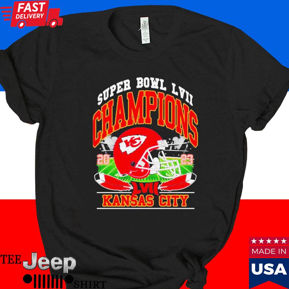 Official Kansas city Chiefs 1969 2023 64 years of super bowl champions super bowl lviI T-shirt