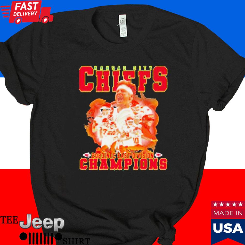 Official Kansas city Chiefs 2023 acf and super bowl lviI champions T-shirt