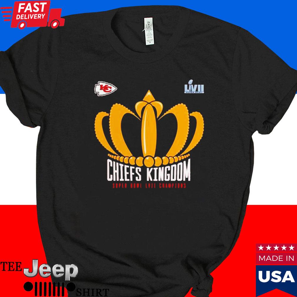 Official Kansas city Chiefs fanatics branded super bowl lviI champions T-shirt