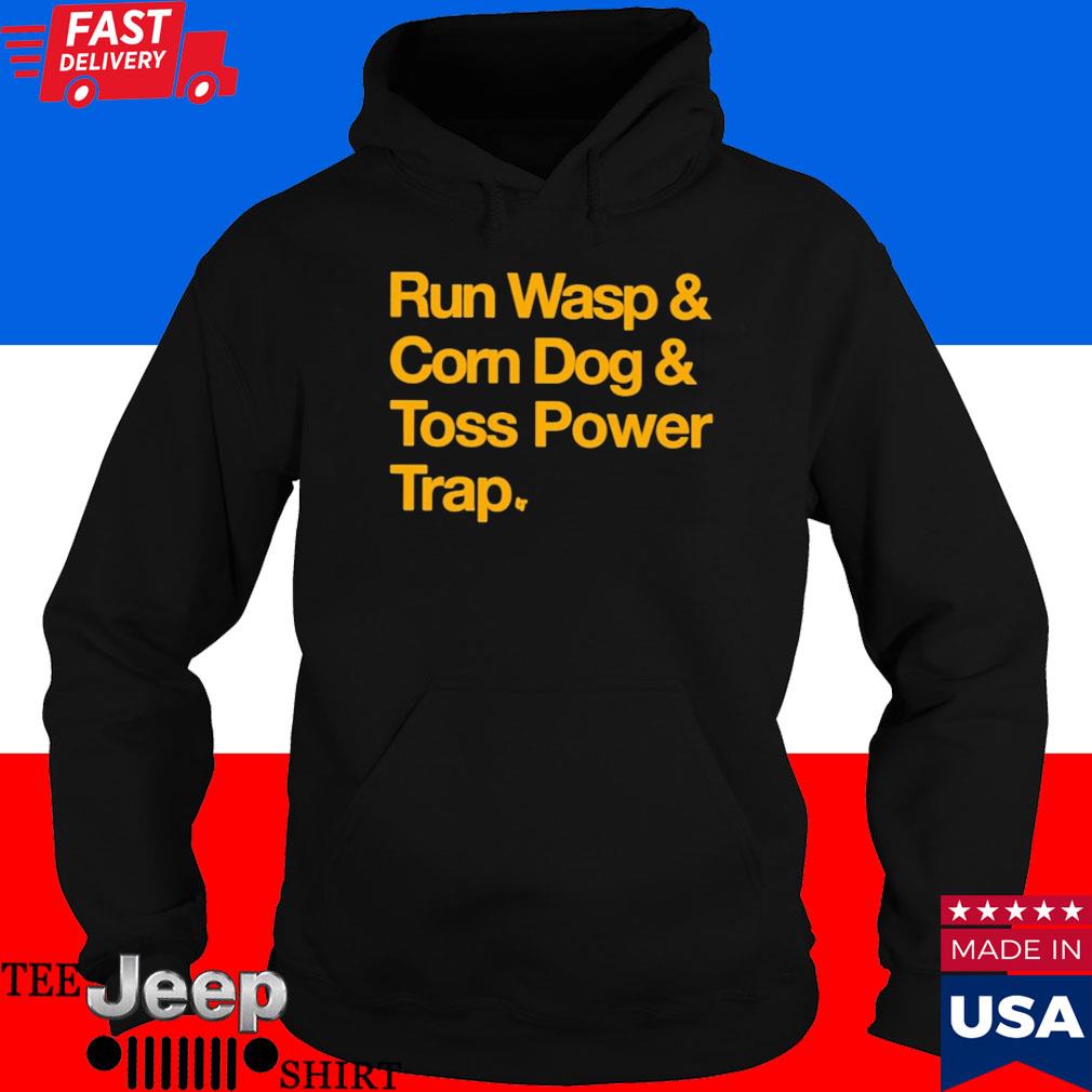 Kansas City Playbook Run Wasp And Corn Dog And Toss Power Trap Shirt,  hoodie, sweater, long sleeve and tank top