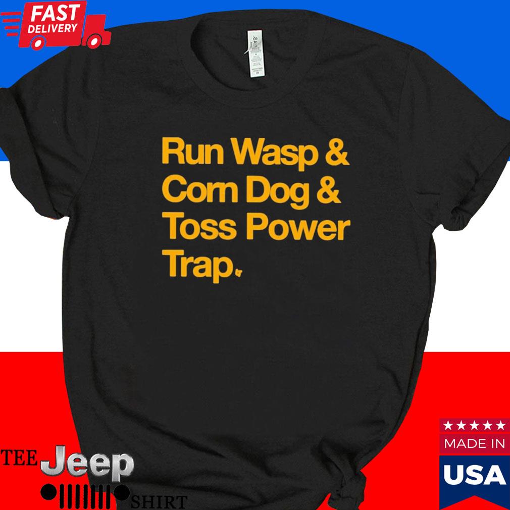 Kansas City Run wasp corn dog toss power trap shirt, hoodie, sweater, long  sleeve and tank top