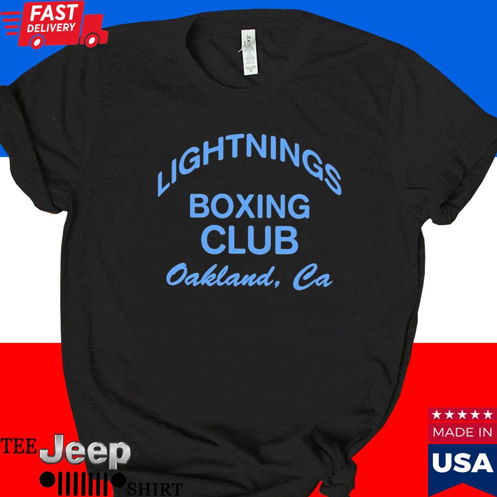 Official Lightning's boxing club oakland ca T-shirt