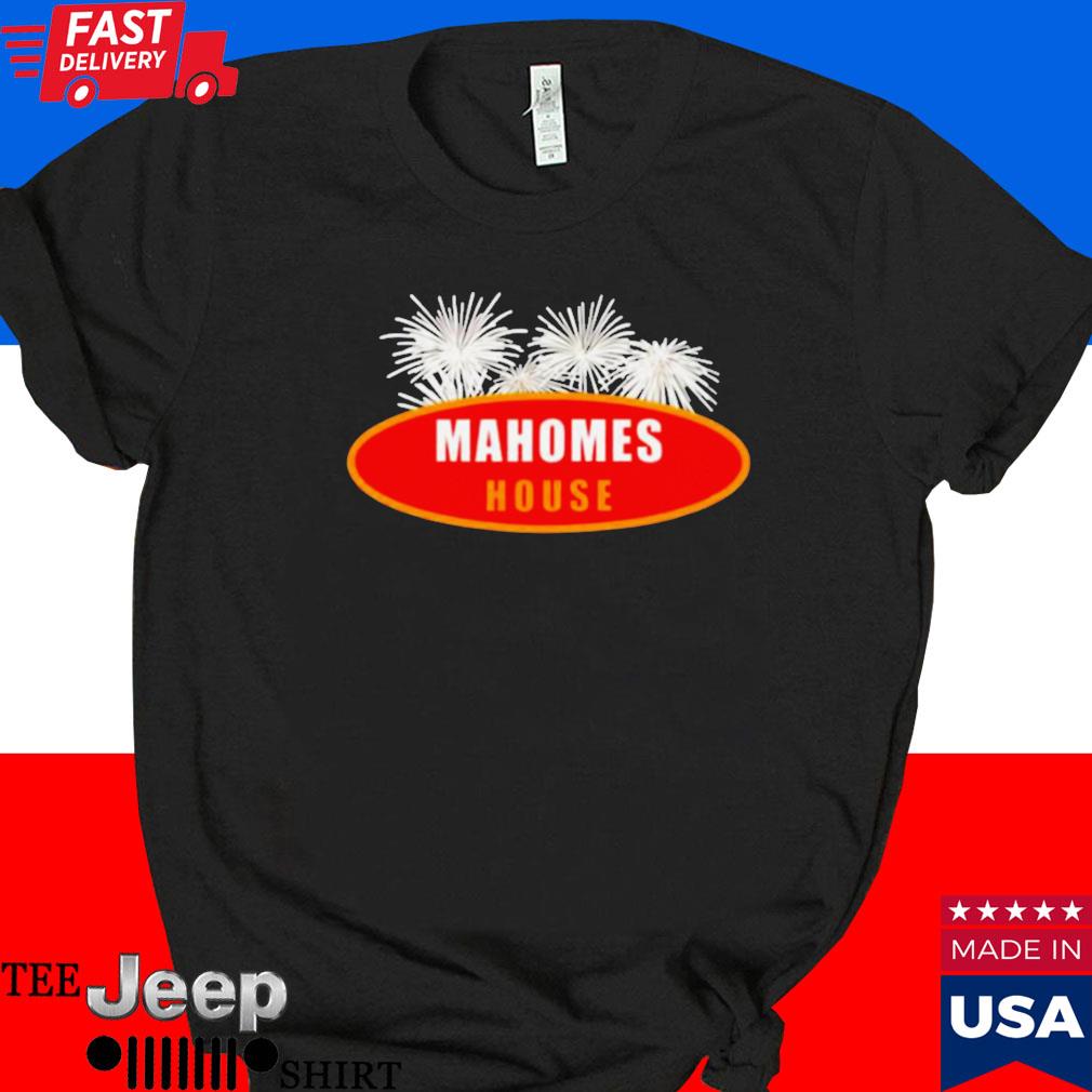 Official Mahomes house Kansas city Chiefs fireworks T-shirt