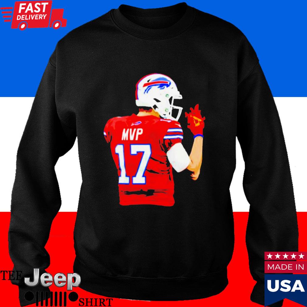 Josh Allen 17 Buffalo Bills football player pose poster gift shirt, hoodie,  sweater, long sleeve and tank top