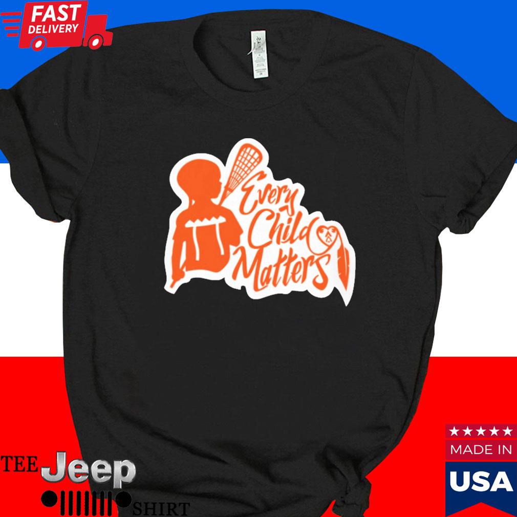 Official Nll orange 2023 every child matters T-shirt