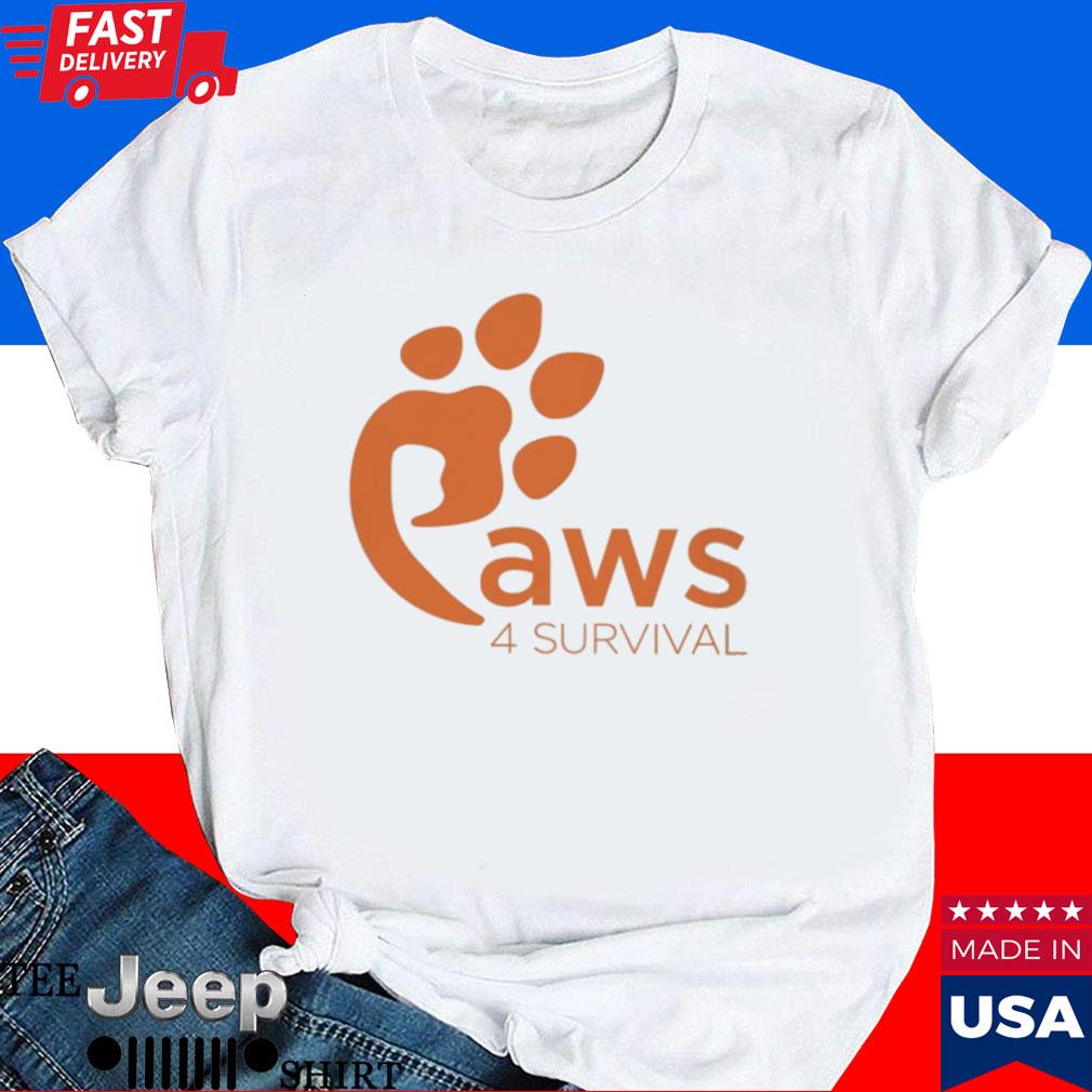 Official Paws 4 survival T-shirt