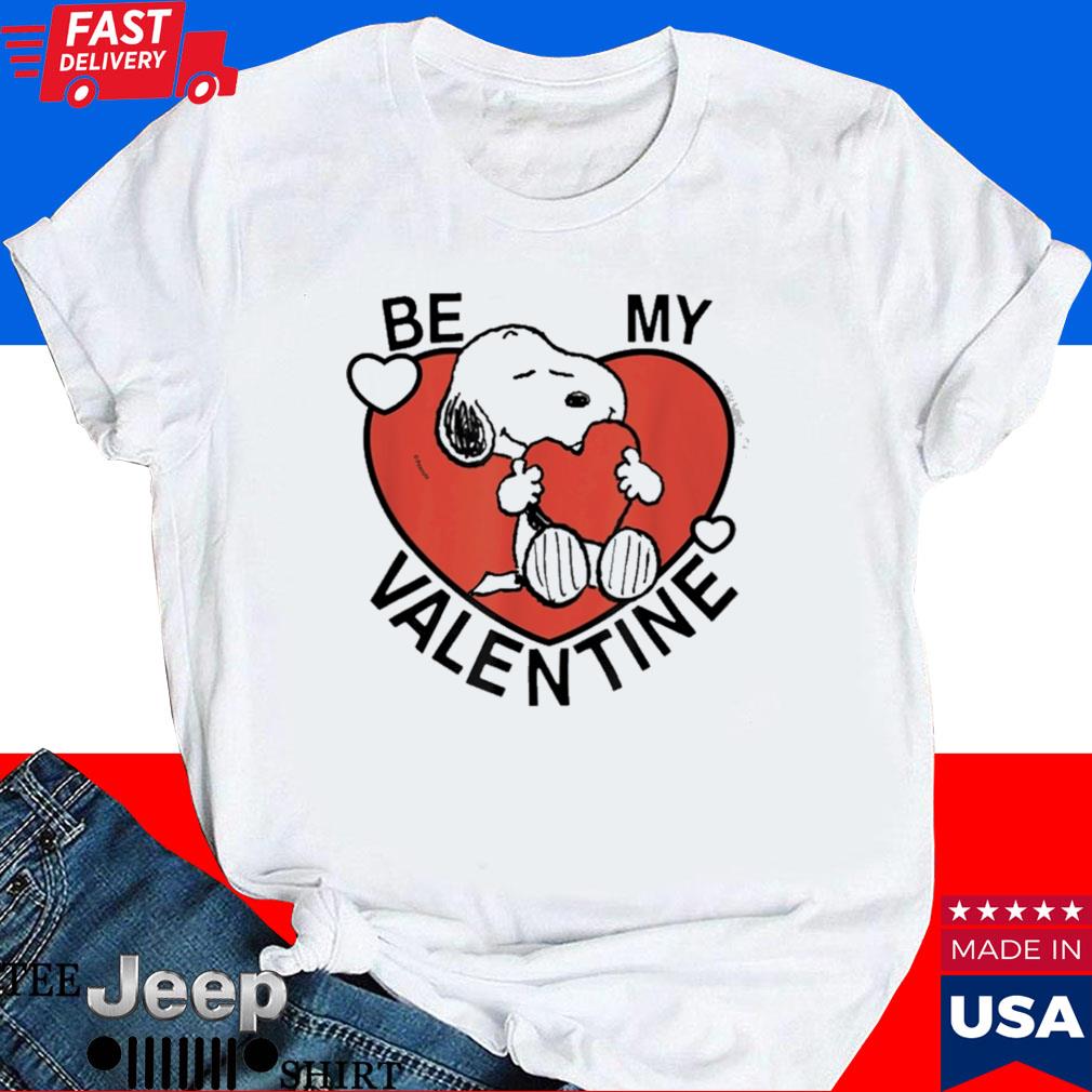 Official Peanuts Valentine Snoopy heart T-shirt
