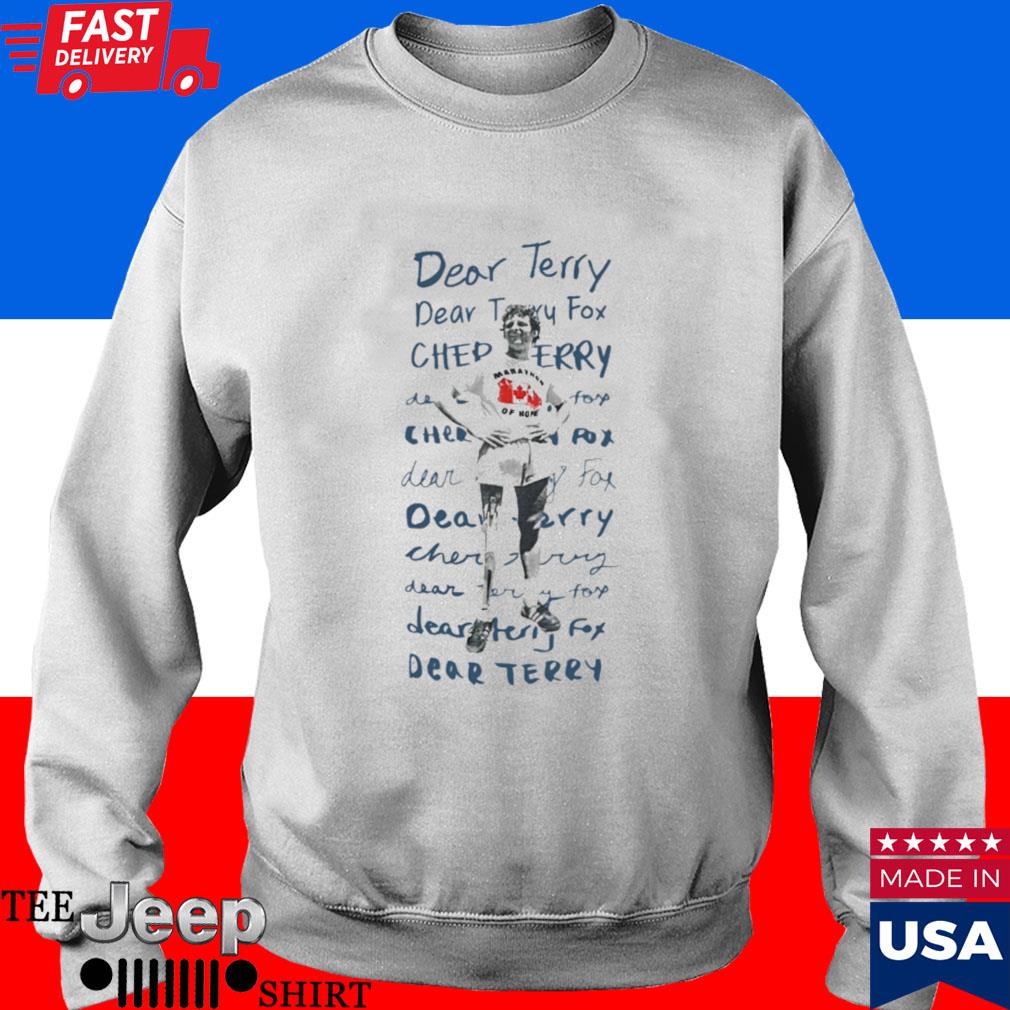 Ryan Reynolds Dear Terry Dear Terry Fox Cher Terry Sweatshirt - Tiotee