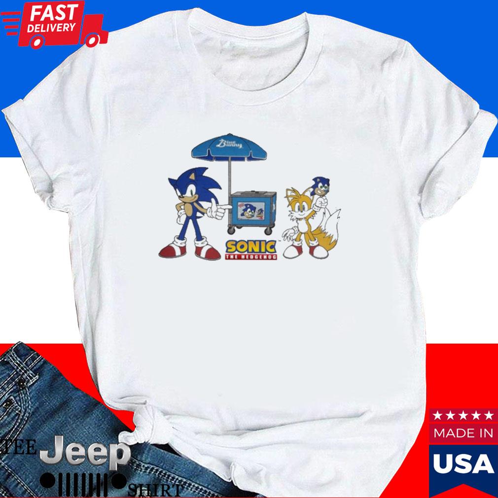 Official Sonic blue bunny ice cream trucks T-shirt