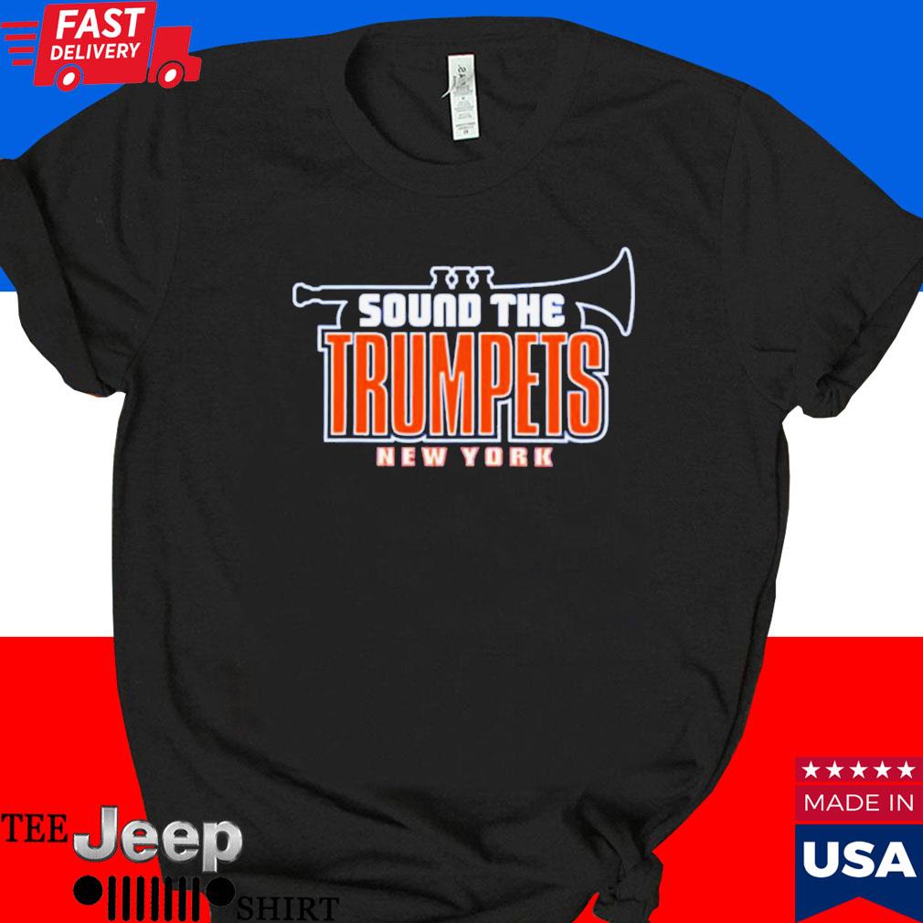 Official Sound the trumpets new york mets baseball T-shirt