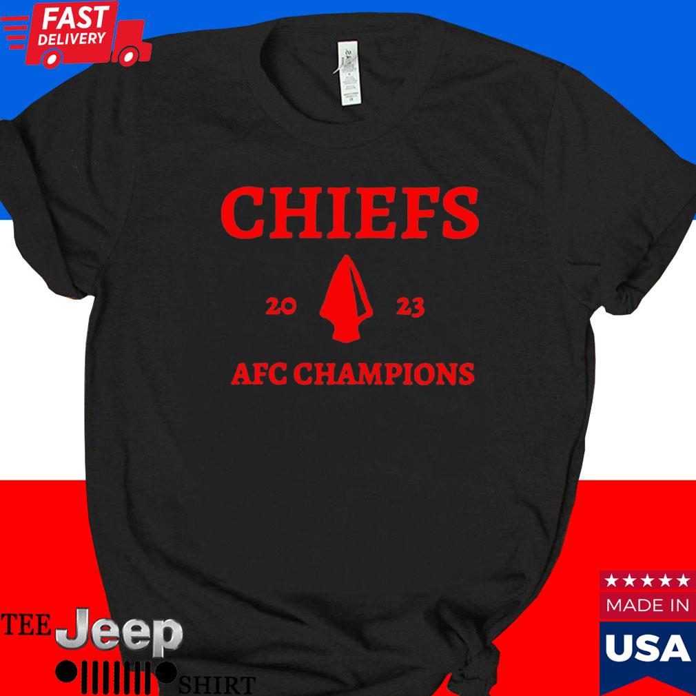 Official Super bowl lviI Chiefs vs eagles Chiefs 2023 AFC champions T-shirt