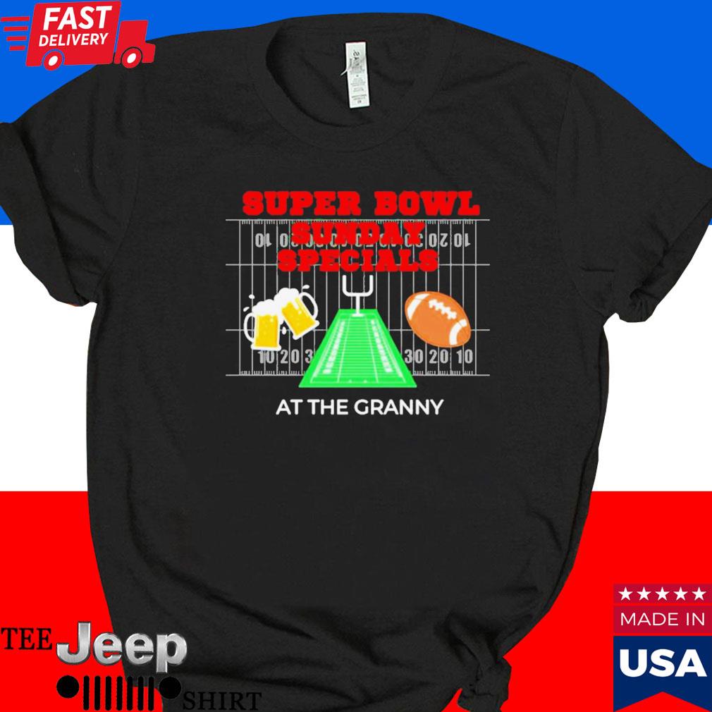 Super Bowl Sunday Specials At The Granny Shirt - Freedomdesign