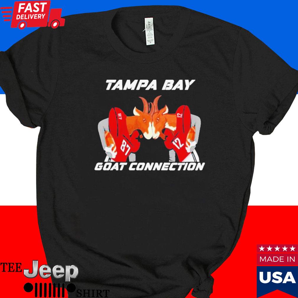 Official Tom Brady tampa bay goat connection T-shirt