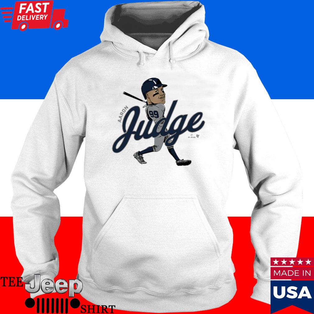 Official Aaron judge caricature T-shirt, hoodie, tank top, sweater