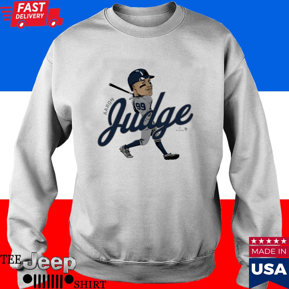 Official Aaron judge caricature T-shirt, hoodie, tank top, sweater