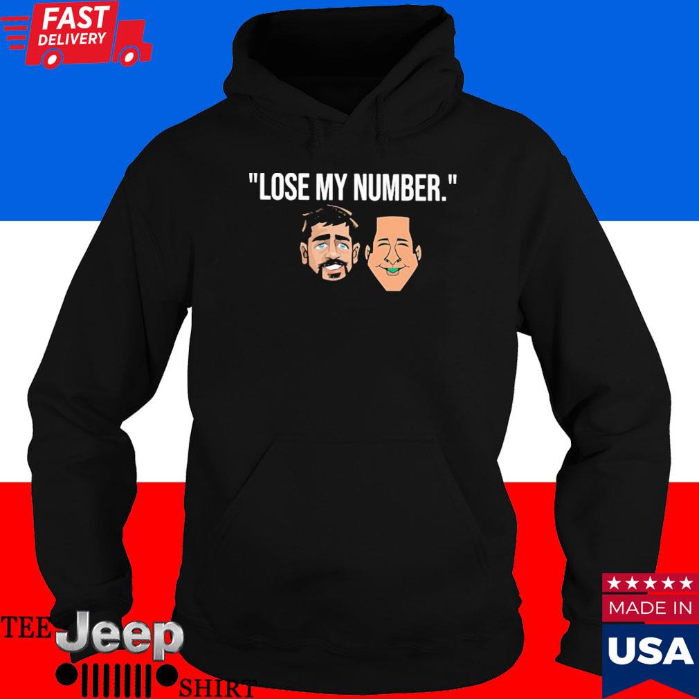 aaron rodgers and adam schefter lose my number T-Shirt - TeeHex