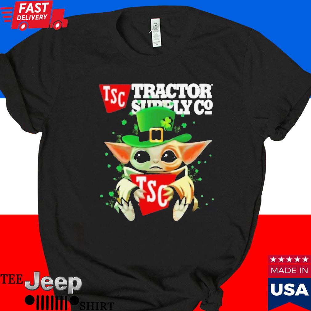 Official Baby Yoda st patrick's day tsc tractor supply co T-shirt