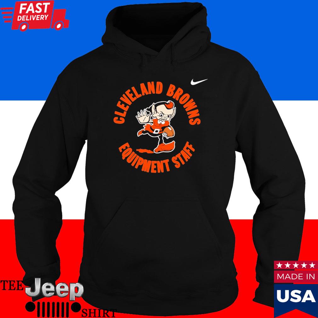 Official Cleveland browns equipment staff T-shirt, hoodie, tank top,  sweater and long sleeve t-shirt