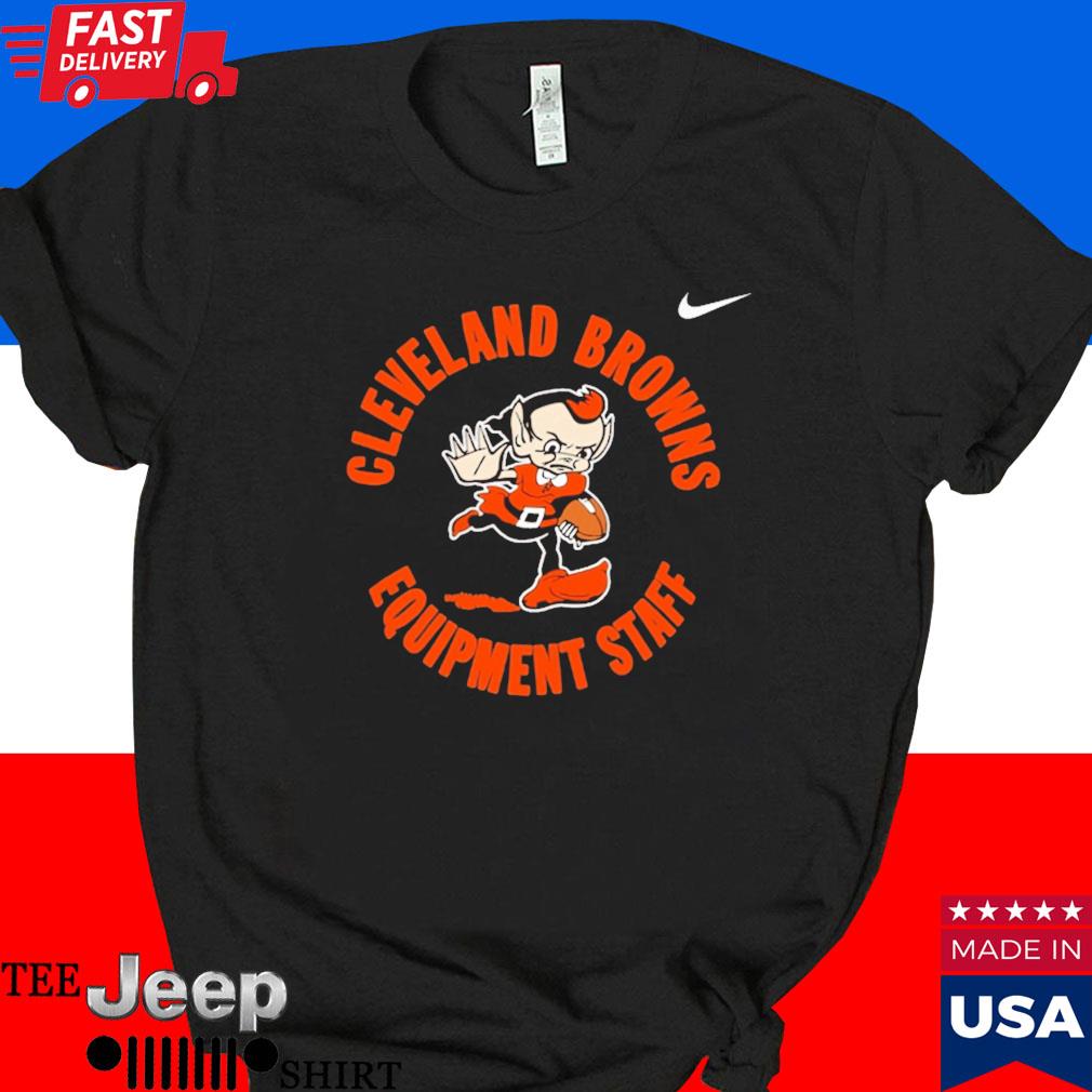 Awesome Cleveland browns equipment staff art design t-shirt, hoodie,  sweater, long sleeve and tank top