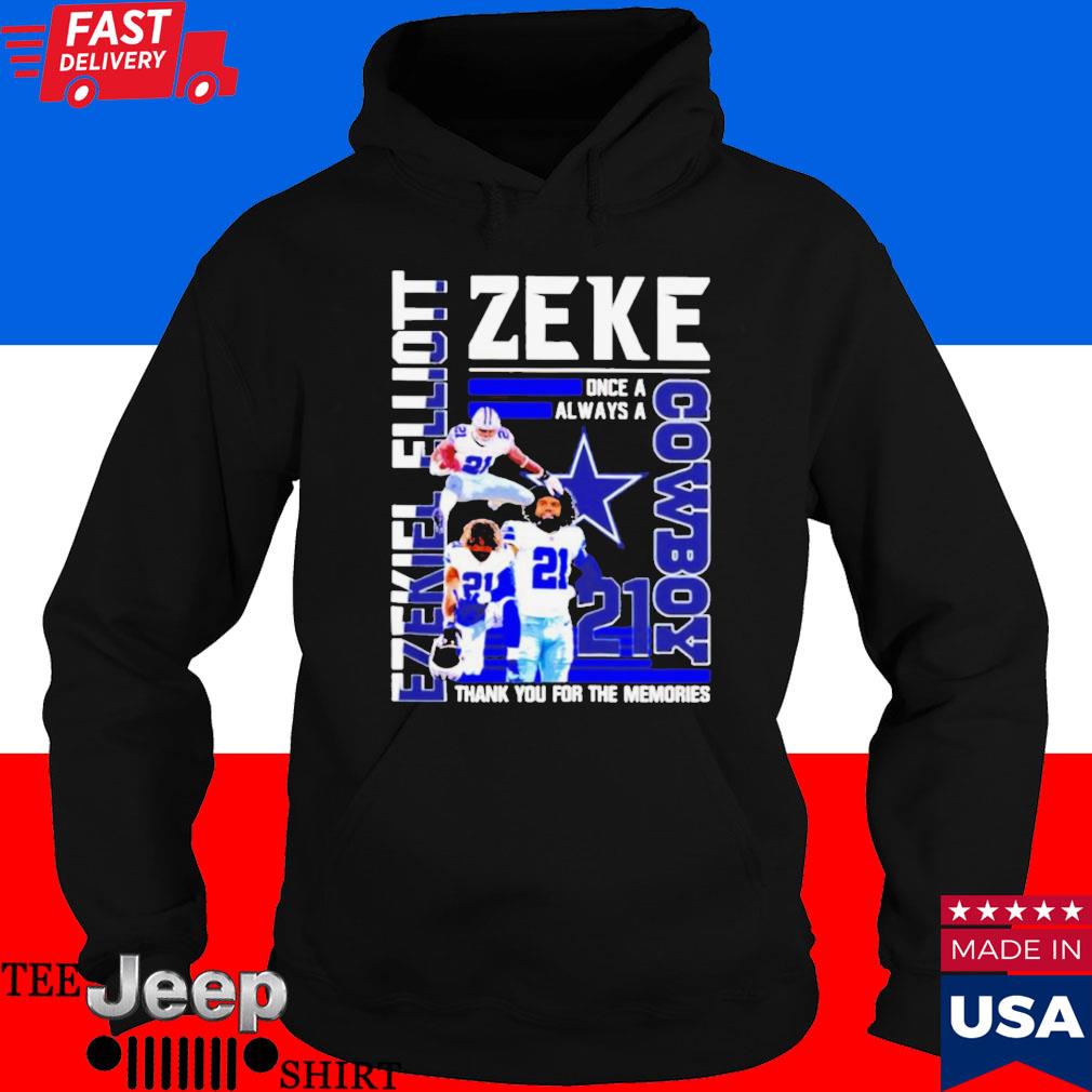 Ezekiel Elliott Zeke Cowboy thank you for the memories shirt