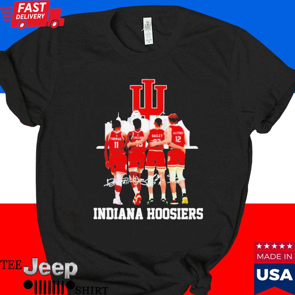 Official Indiana hoosiers thomas cheaner bailey and alford signature T-shirt