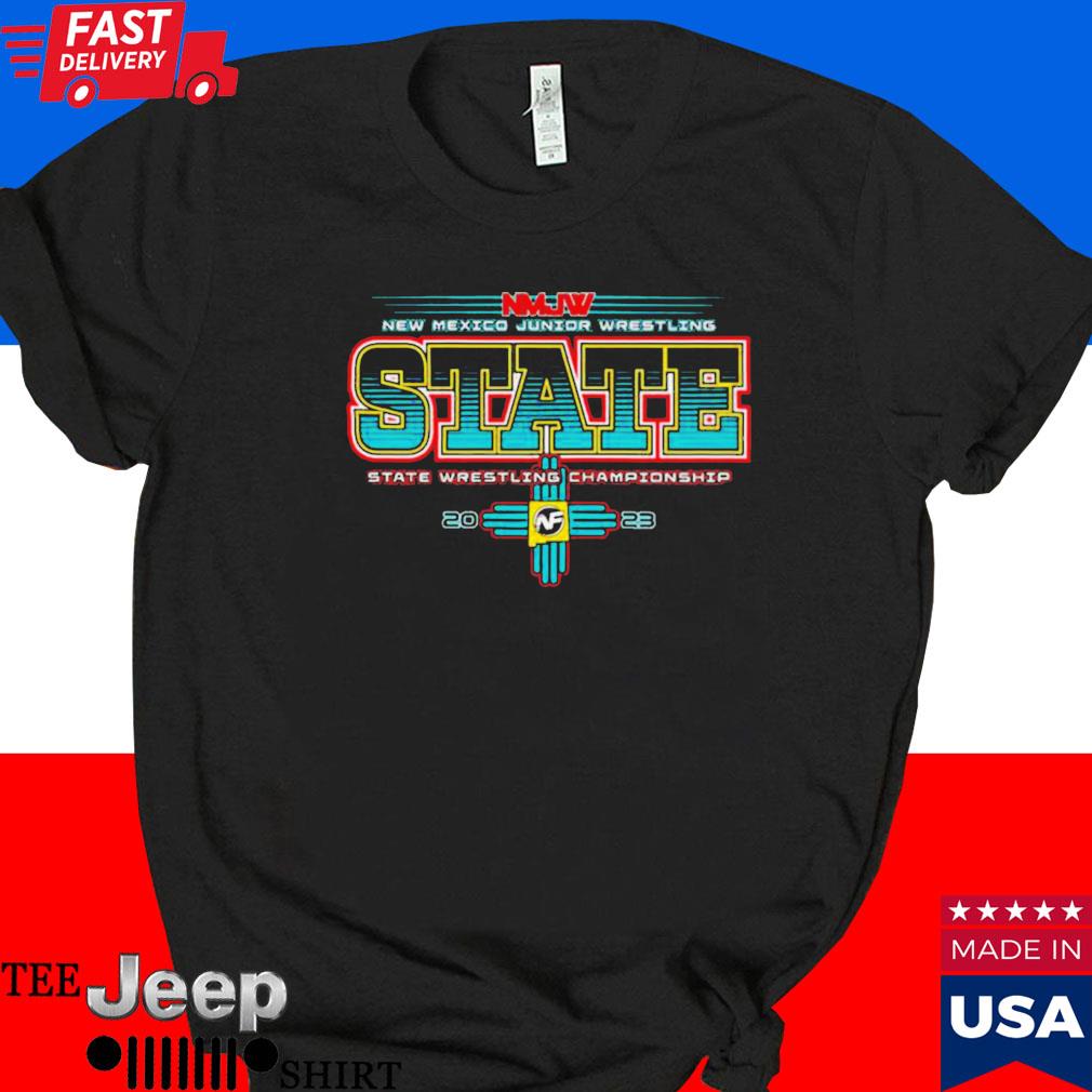 Official New Mexico junior wrestling state championship 2023 T-shirt