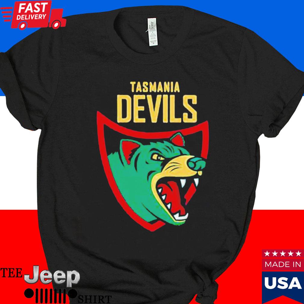 Official Tasmanian devils Football club afl Australian Football T-shirt