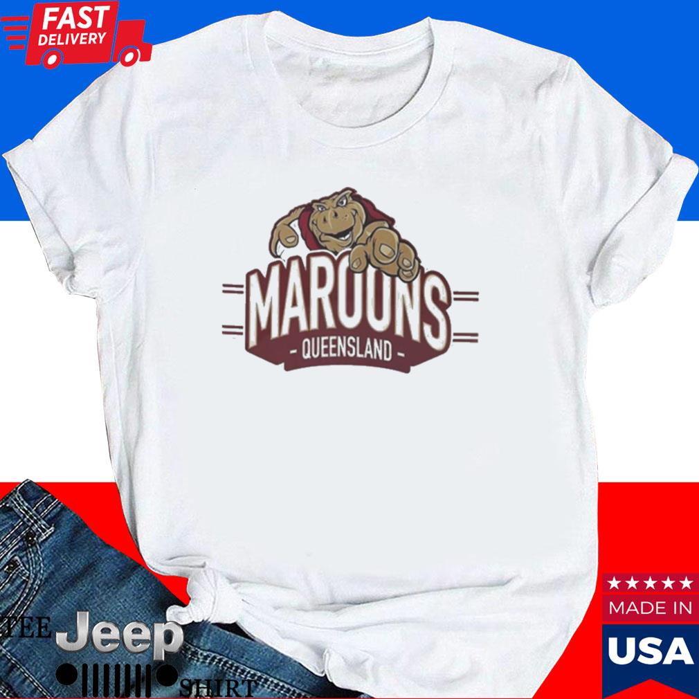 90s Logo Rugby Queensland Maroons shirt - Yeswefollow