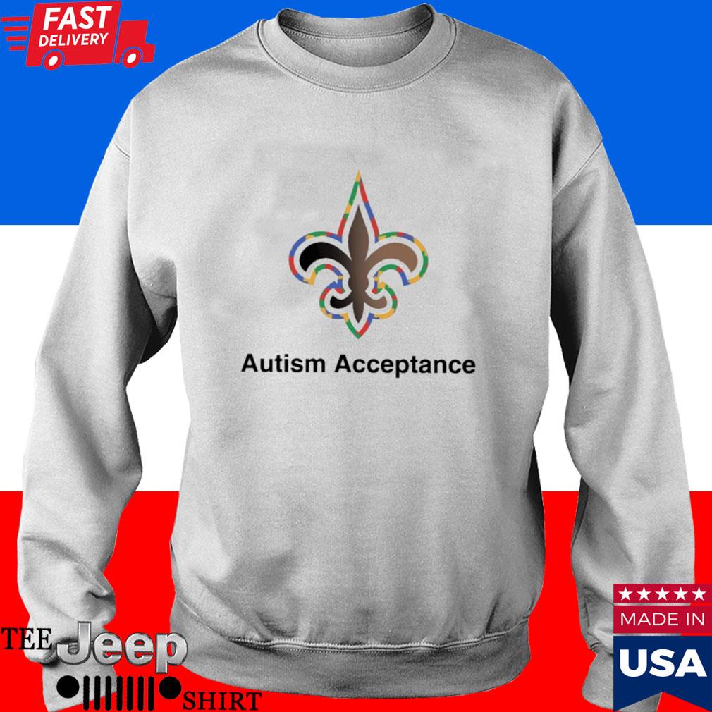 Official new Orleans Saints hand autism 2023 shirt, hoodie