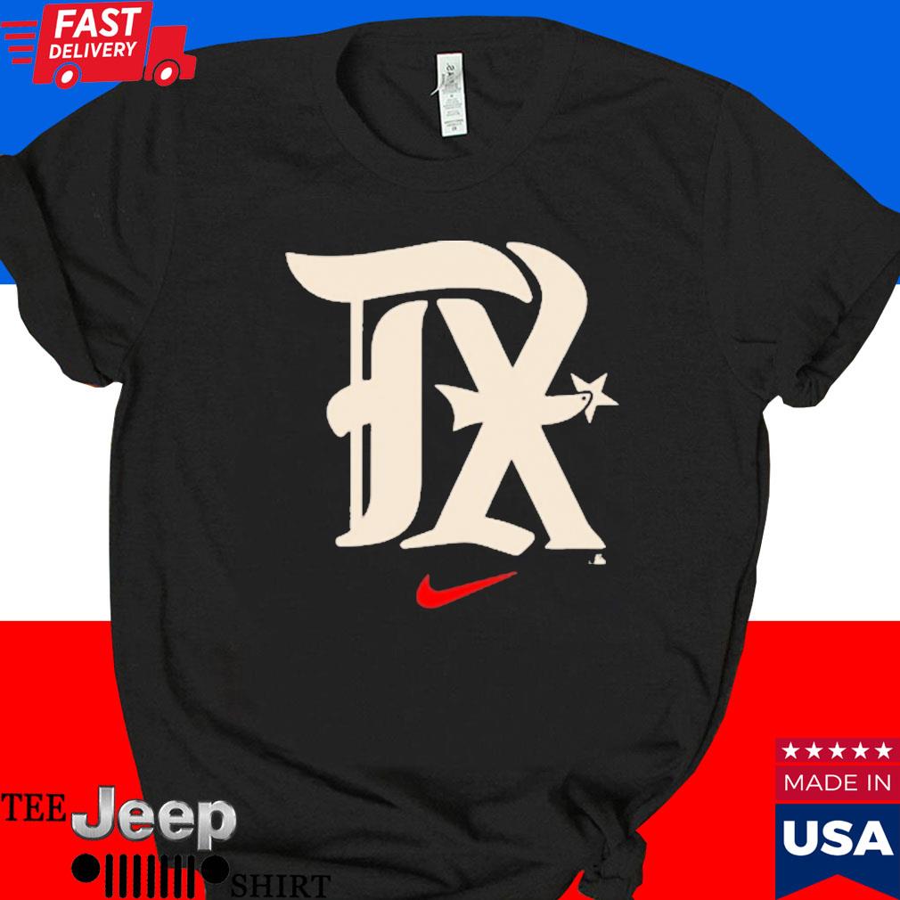 Texas Rangers 2023 City Connect Velocity Practice Performance T