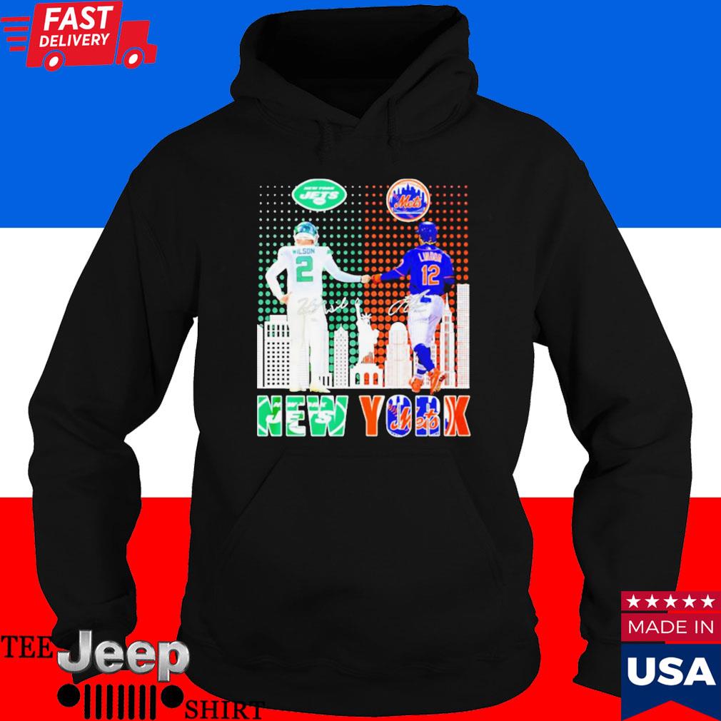 Official zach Wilson New York Jets and Francisco Lindor New York Mets  signature shirt, hoodie, sweater, long sleeve and tank top