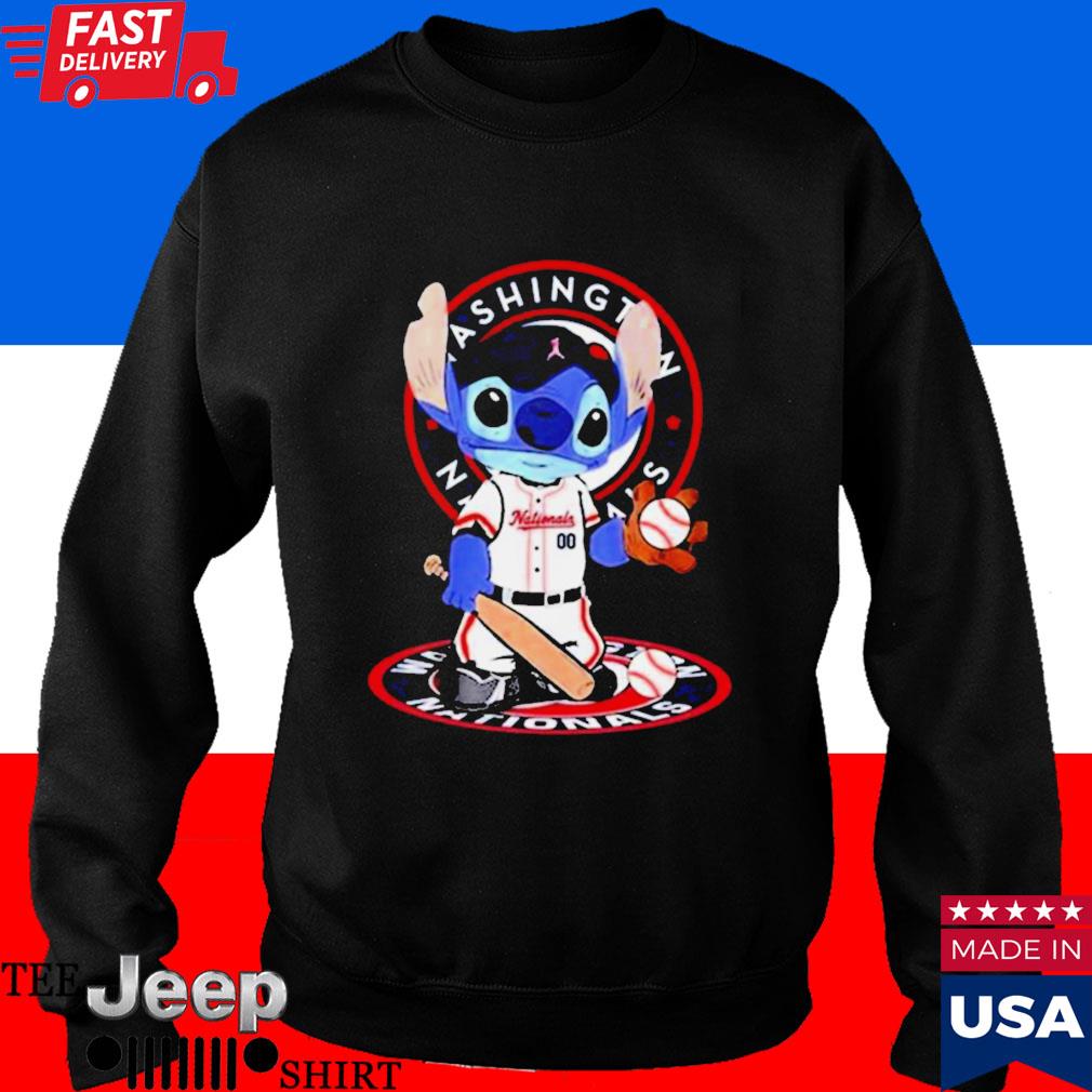 Baby Stitch Washington Nationals Baseball Logo 2023 Shirt