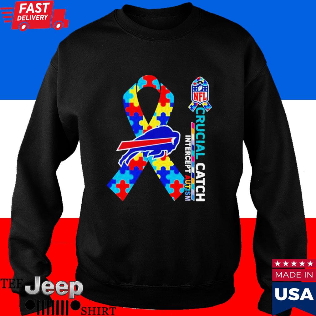 Buffalo Bills Crucial Catch Intercept Autism Long Sleeves T Shirt, hoodie,  sweater, long sleeve and tank top