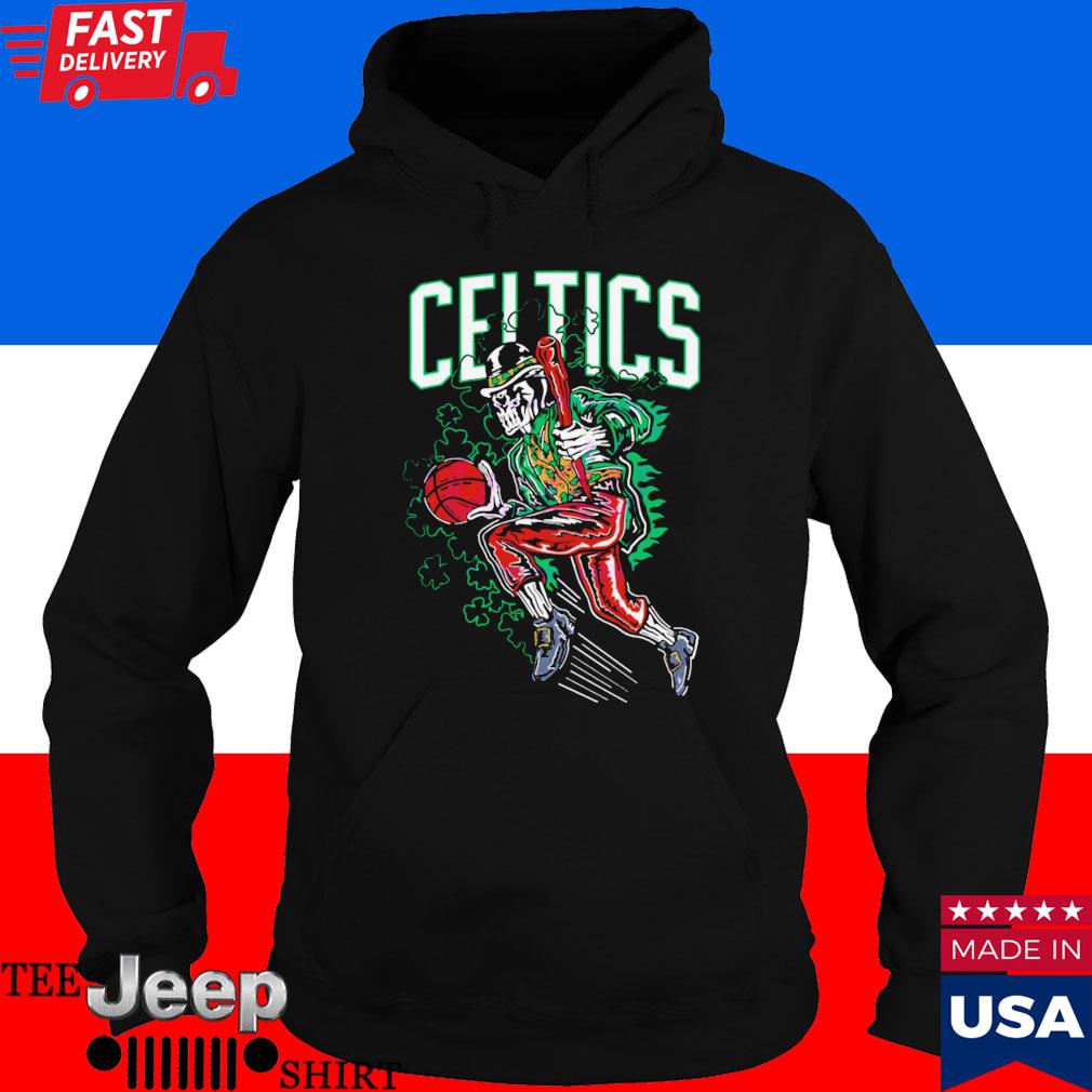 Celtics Clover Skeleton Basketball Boston Celtics Basketball 2023